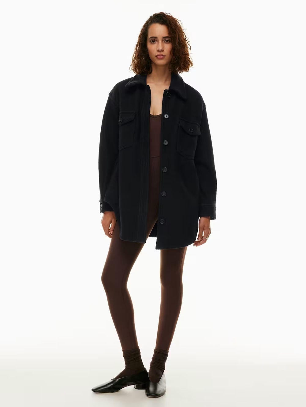 Aritzia Wilfred Free The Ganna Shirt Jacket - Picture 2 of 9